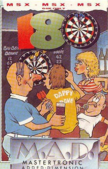 Carátula del juego Darts 180 (MSX)