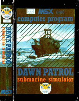 Carátula del juego Dawn Patrol (MSX)