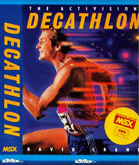 Carátula del juego Decathlon (MSX)