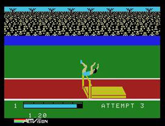 Pantallazo del juego online Decathlon (MSX)