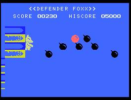 Pantallazo del juego online Defender Foxx (MSX)