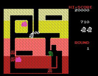 Pantallazo del juego online Dig Dug (MSX)