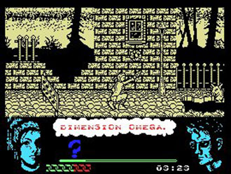 Pantallazo del juego online Dimension Omega (MSX)