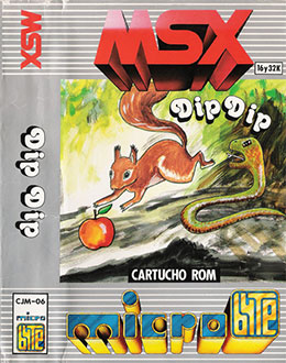 Carátula del juego Dip Dip (MSX)