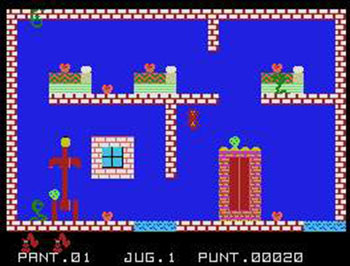 Pantallazo del juego online Dip Dip (MSX)