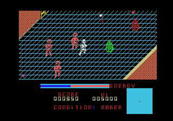 Pantallazo del juego online Disc Warrior (MSX)
