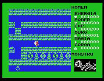 Pantallazo del juego online Dragon Slayer (MSX)