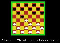 Pantallazo del juego online Draughts (MSX)