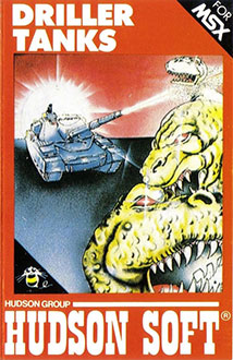 Carátula del juego Driller Tanks (MSX)