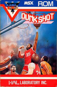 Carátula del juego Dunkshot (MSX)