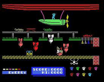 Pantallazo del juego online Dynamite Dan (MSX)