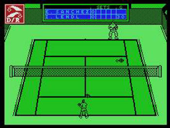 Pantallazo del juego online Emilio Sanchez Vicario (MSX)