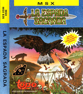 Carátula del juego La Espada Sagrada (MSX)