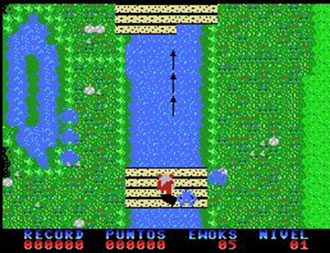 Juego online Ewoks and the Dandelion Warriors (MSX)