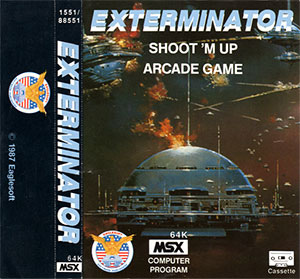 Carátula del juego Exterminator (MSX)