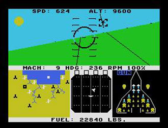 Pantallazo del juego online F15 Strike Eagle (MSX)