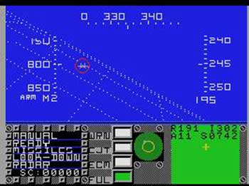 Pantallazo del juego online F16 Fighting Falcon (MSX)