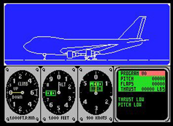 Pantallazo del juego online F747 400b Flightsimulator (MSX)