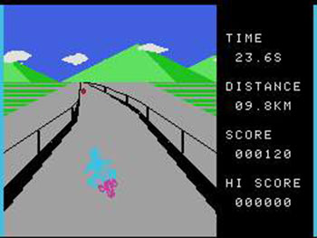 Pantallazo del juego online Fighting Rider (MSX)