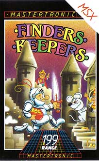 Carátula del juego Finders Keepers (MSX)