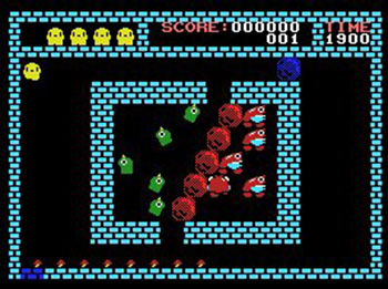 Pantallazo del juego online Flappy 86 (MSX)