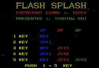 Carátula del juego Flash Splash (MSX)