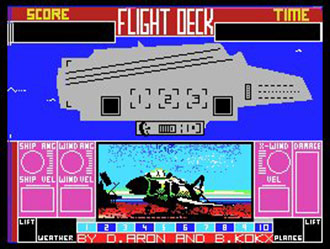 Pantallazo del juego online Flight Deck (MSX)