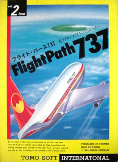 Carátula del juego Flight Path 737 (MSX)