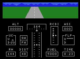 Pantallazo del juego online Flight Path 737 (MSX)