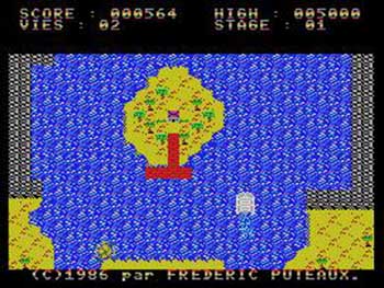 Pantallazo del juego online Fly Boat (MSX)