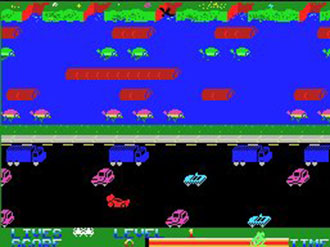 Pantallazo del juego online Frog (MSX)