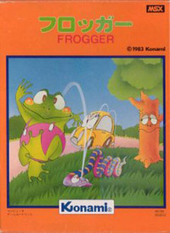 Carátula del juego Frogger (MSX)