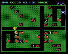 Pantallazo del juego online Fruity Frank (MSX)