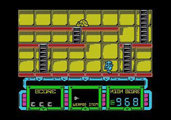 Pantallazo del juego online Future Knight (MSX)