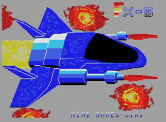 Carátula del juego FX-15 (MSX)