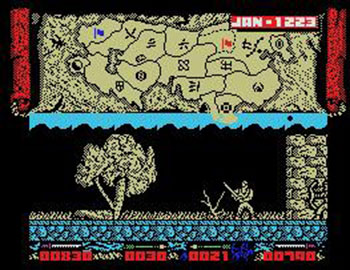 Pantallazo del juego online Genghis Khan (MSX)