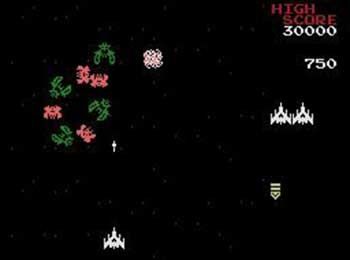 Pantallazo del juego online Galaga (MSX)