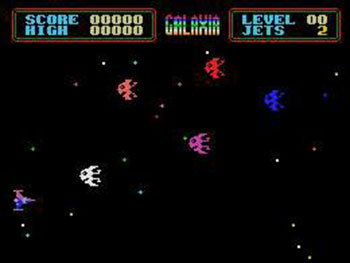 Pantallazo del juego online Galaxia (MSX)