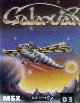 Carátula del juego Galaxian (MSX)