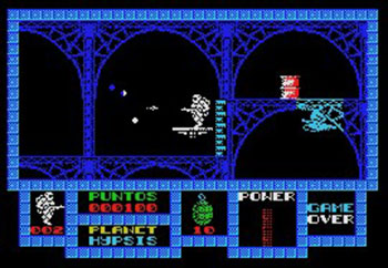 Pantallazo del juego online Game Over (MSX)