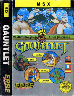 Carátula del juego Gauntlet (MSX)