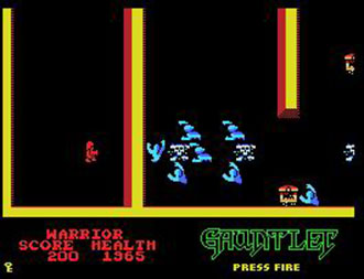 Pantallazo del juego online Gauntlet (MSX)