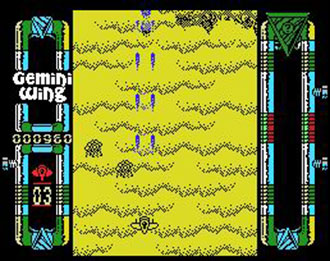 Pantallazo del juego online Gemini Wing (MSX)