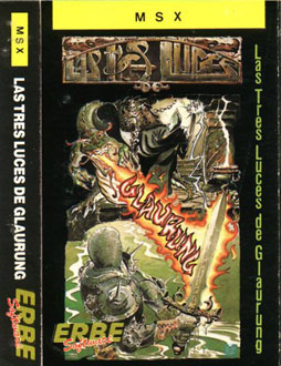 Juego online Las Tres Luces de Glaurung (MSX) Juego online Las Tres Luces de Glaurung (MSX)