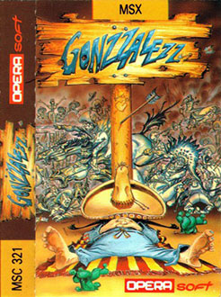 Carátula del juego Gonzzalezz (MSX)