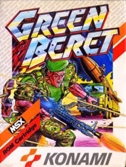 Carátula del juego Green Beret (MSX)