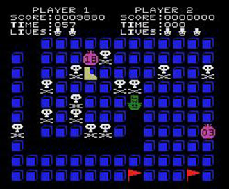 Pantallazo del juego online Gridtrap (MSX)