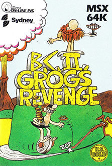 Carátula del juego B.C. II Grog's Revenge (MSX)