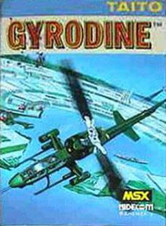 Carátula del juego Gyrodine (MSX)