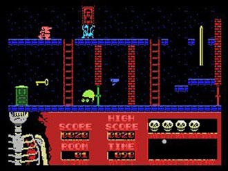 Pantallazo del juego online Haunted House (MSX)